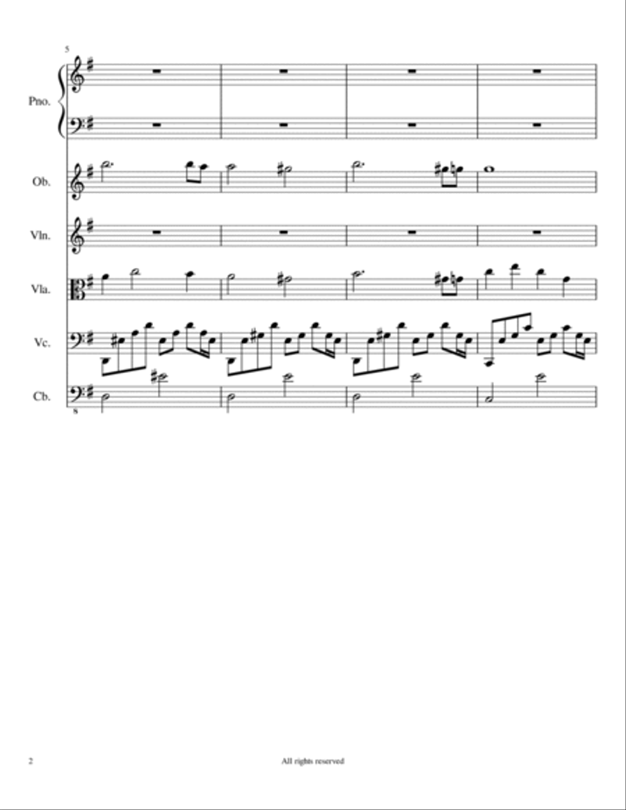 Sonata #15 by: Ronald James Karle Woodwind Duet scores gallery preview page 3