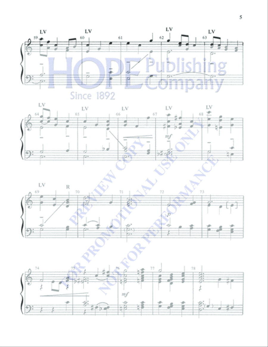 Two Meditations on the Cross 3-Octaves scores gallery preview page 6