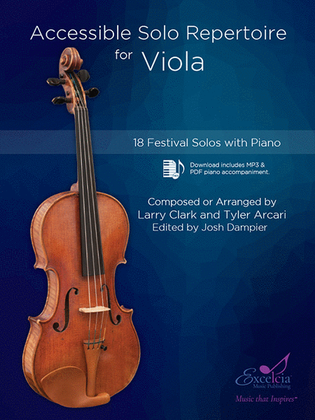 Book cover for Accessible Solo Repertoire for Viola