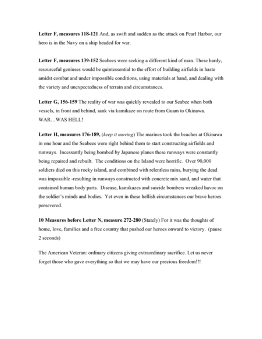 American Veteran Concert Band scores gallery preview page 4