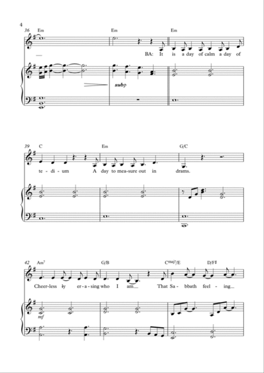 THAT SUNDAY FEELING Voice scores gallery preview page 4