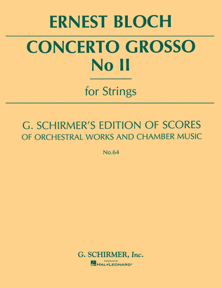 Book cover for Concerto Grosso No. 2
