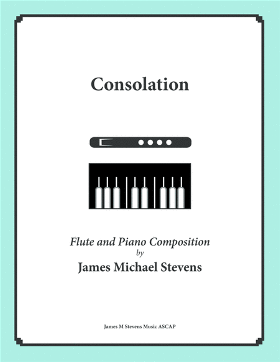 Consolation - Flute & Piano Flute Solo scores gallery preview page 1