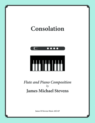 Book cover for Consolation - Flute & Piano