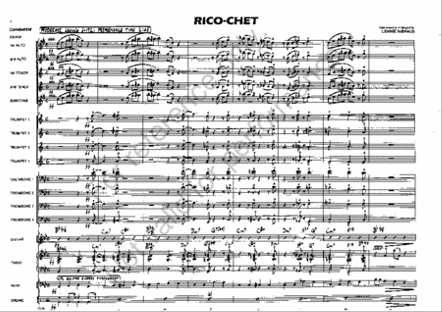 Rico-Chet Jazz Ensemble scores gallery preview page 2