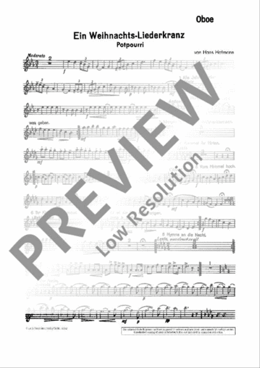 Ein Weihnachts-Liederkranz-Potpourri Concert Band scores gallery preview page 10
