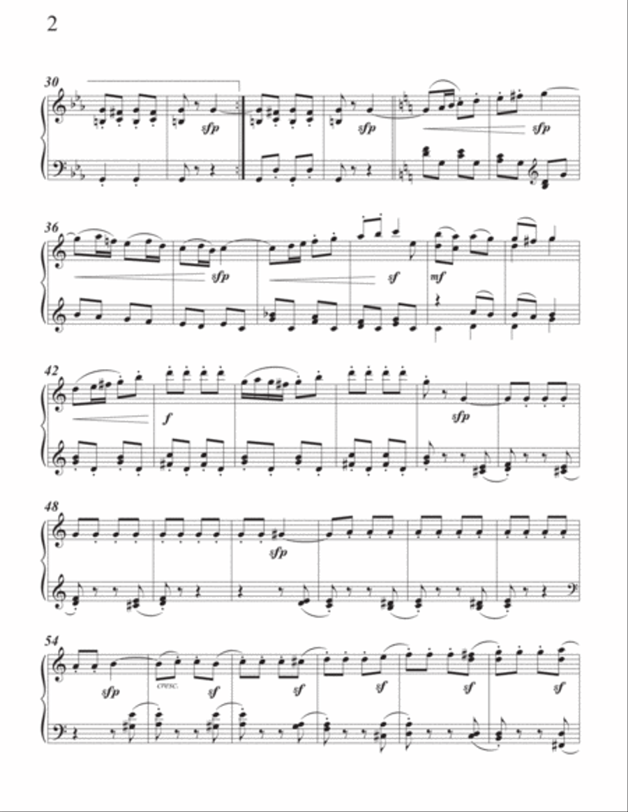 Happy 250th Birthday, Beethoven - Rondo in C Major in Classical Style (2020) Piano Solo scores gallery preview page 4