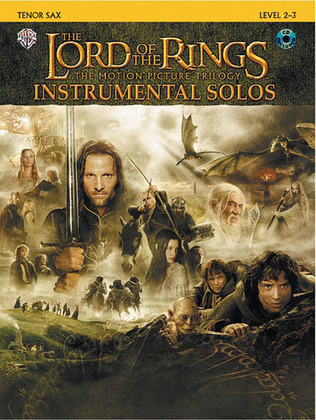 Book cover for The Lord of the Rings - Instrumental Solos (Tenor Sax)
