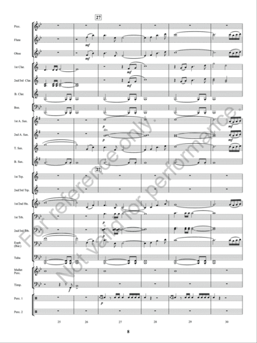 Sun Valley Flourish Concert Band scores gallery preview page 9