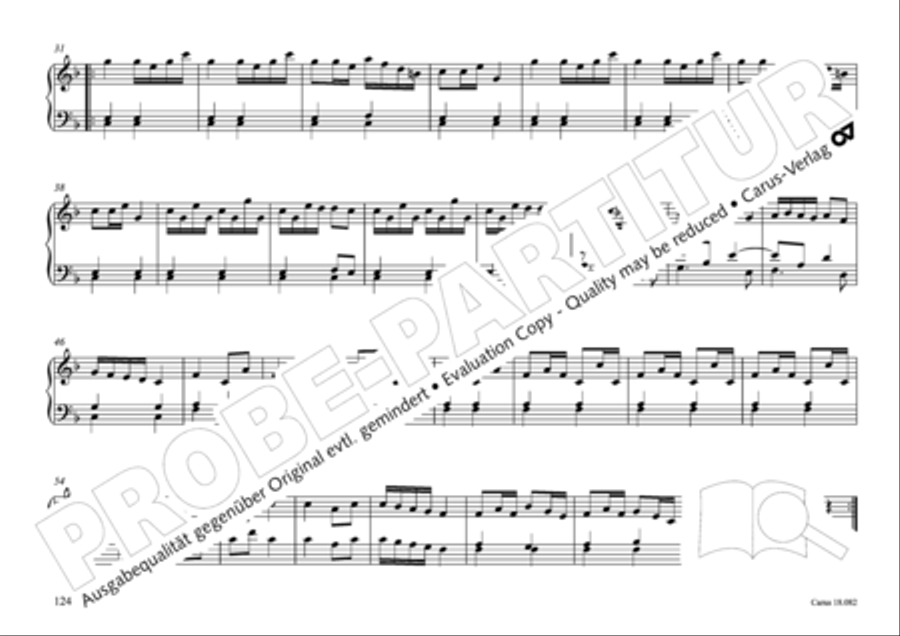 Pastoral music for organ, vol. 2: Germany, Bohemia, Austria, South Tyrol Organ Solo scores gallery preview page 125