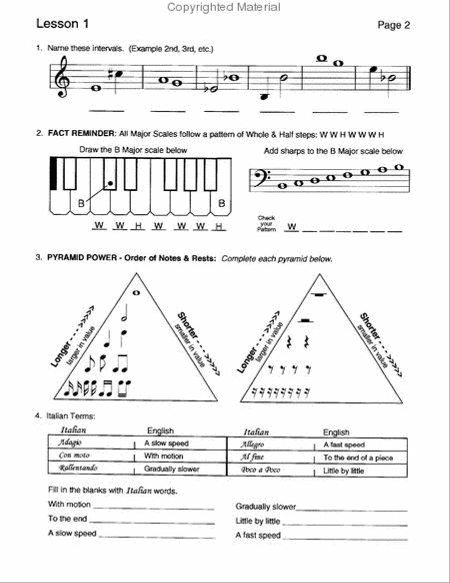 Just the Facts - Book 6 Activity Books scores gallery preview page 2