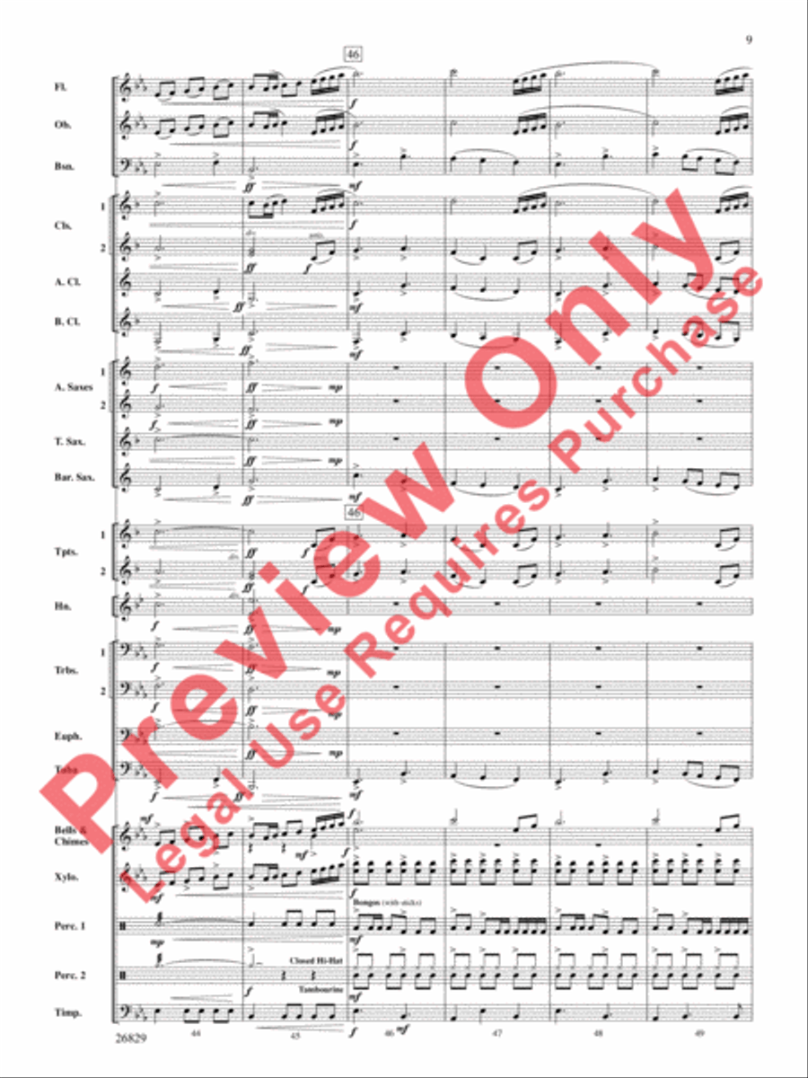 Semper Melior Semper Melior Concert Band scores gallery preview page 10