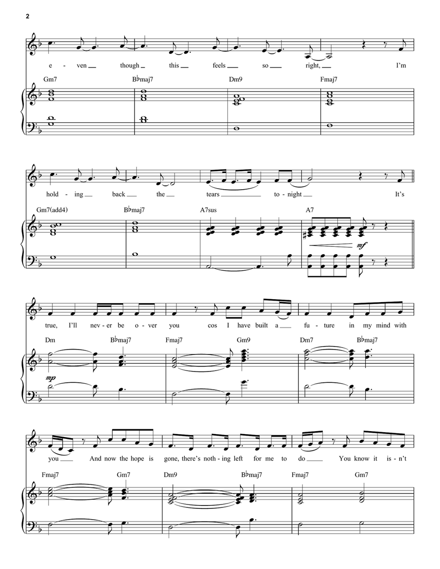 I Don't Need Your Love (from Six: The Musical) Voice scores gallery preview page 2