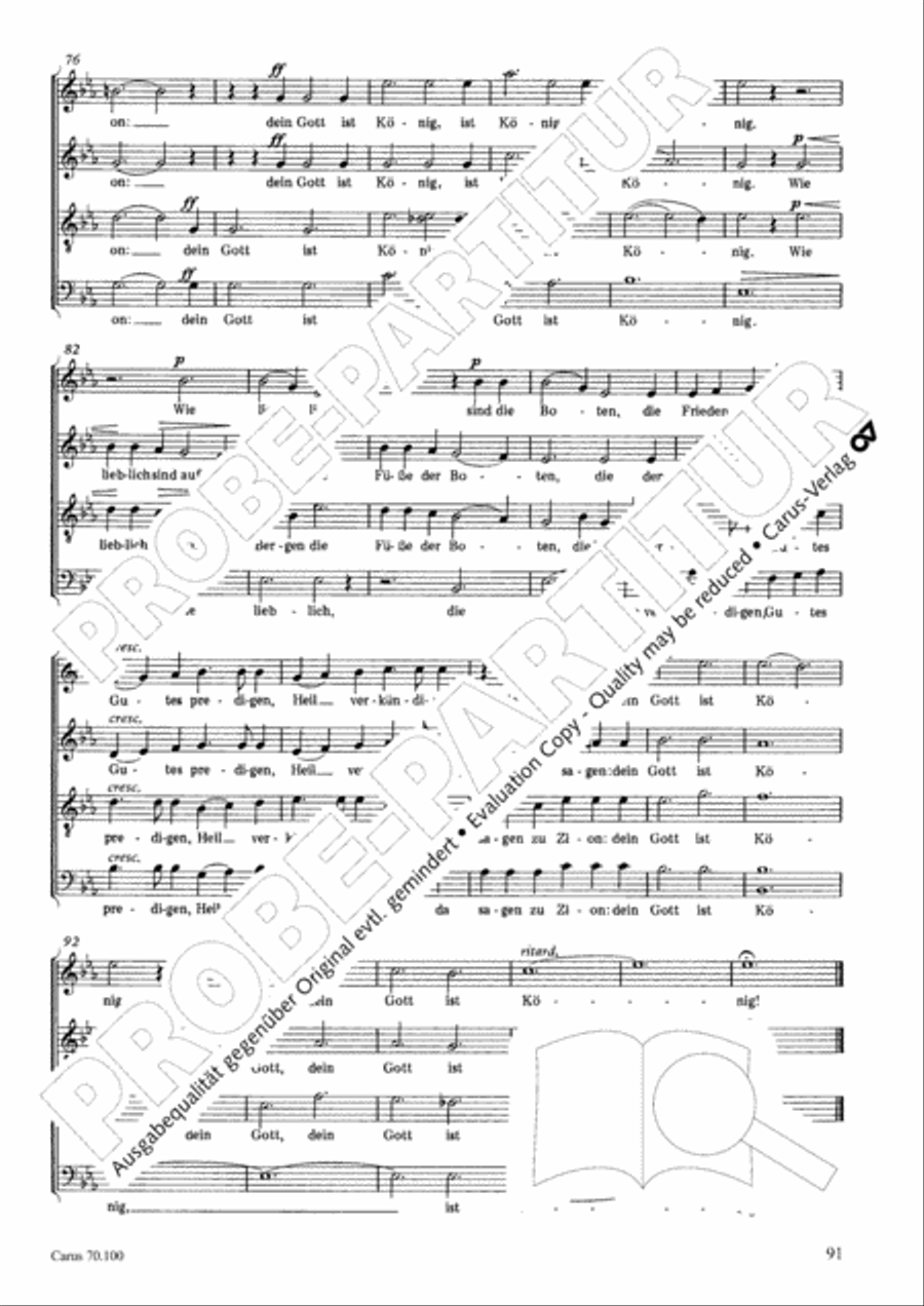 Geistliches Chorbuch der Romantik Choir scores gallery preview page 92