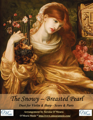 Book cover for The Snowy-Breasted Pearl for Violin & Harp