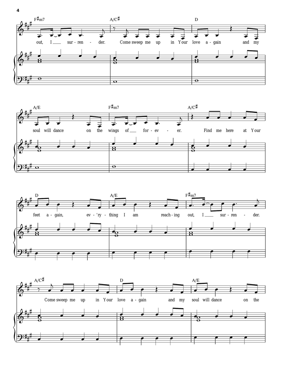 Touch The Sky Touch The Sky Voice scores gallery preview page 4