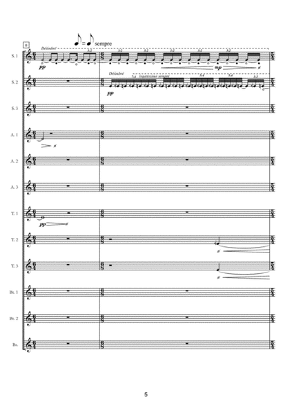 L'heurtoir vassal for Saxophone Choir (SSSAAATTTBBBs) image number null