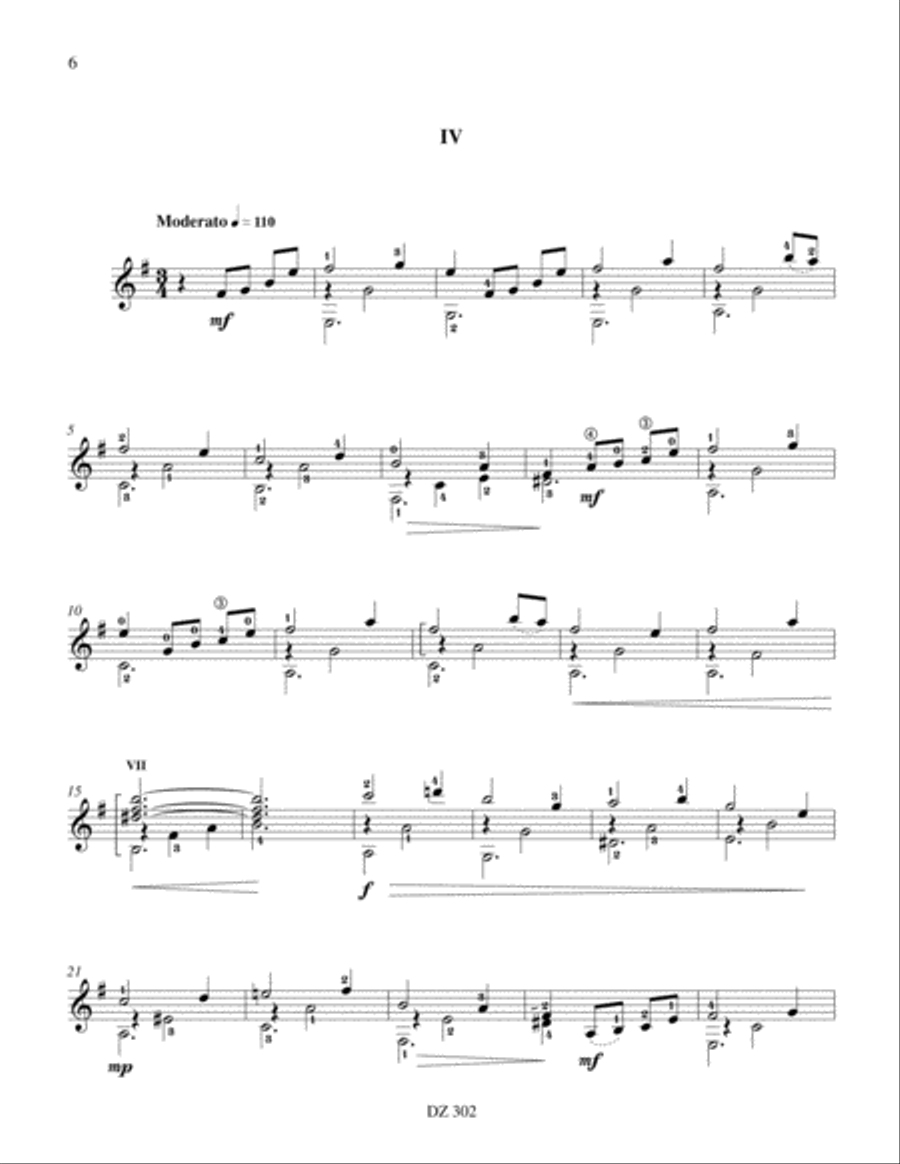 Romances Classical Guitar scores gallery preview page 6