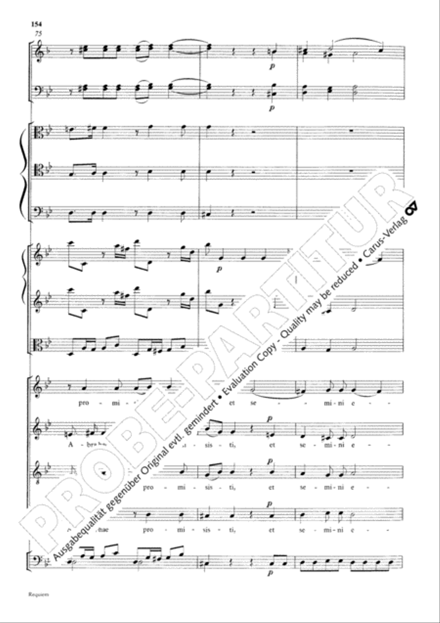 Requiem Requiem 4-Part scores gallery preview page 161