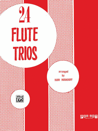 Book cover for 24 Flute Trios