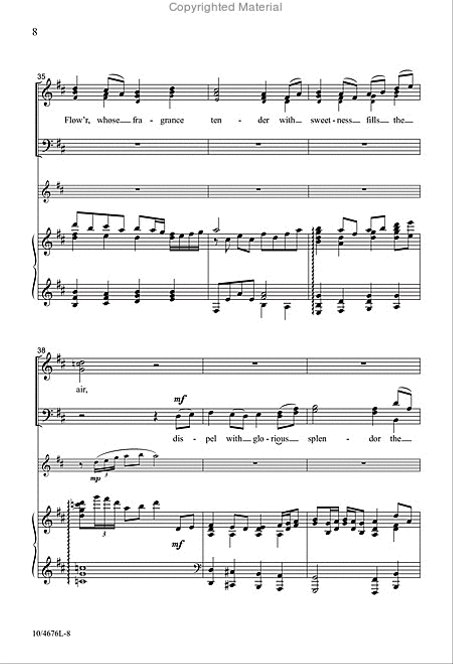 A Gaelic Rose A Gaelic Rose 4-Part scores gallery preview page 8