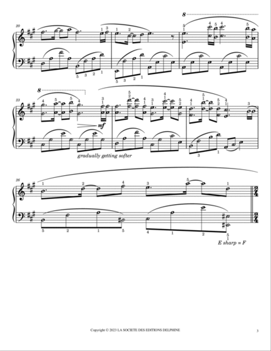 Le Coup De Coeur Piano Solo scores gallery preview page 3