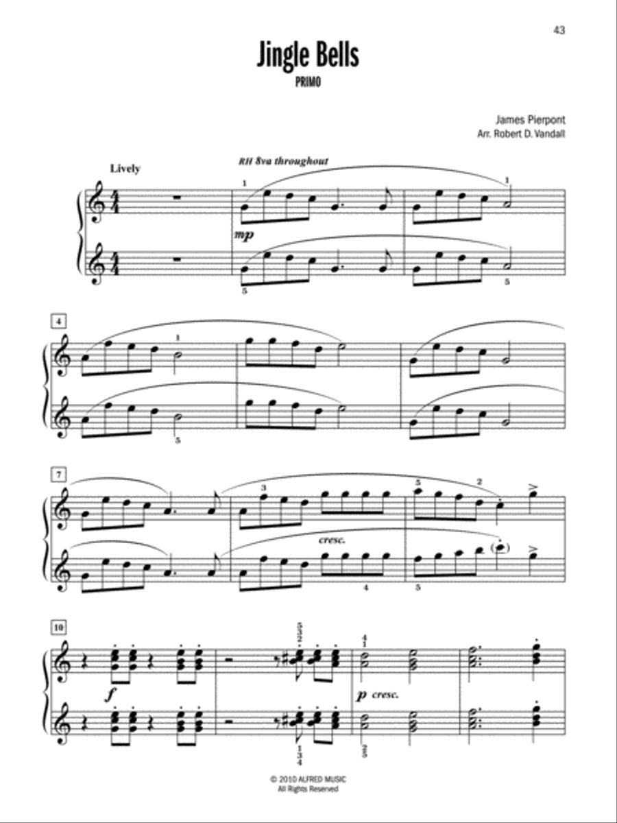 Celebrated Christmas Duets, Book 4 Small Ensemble scores gallery preview page 10