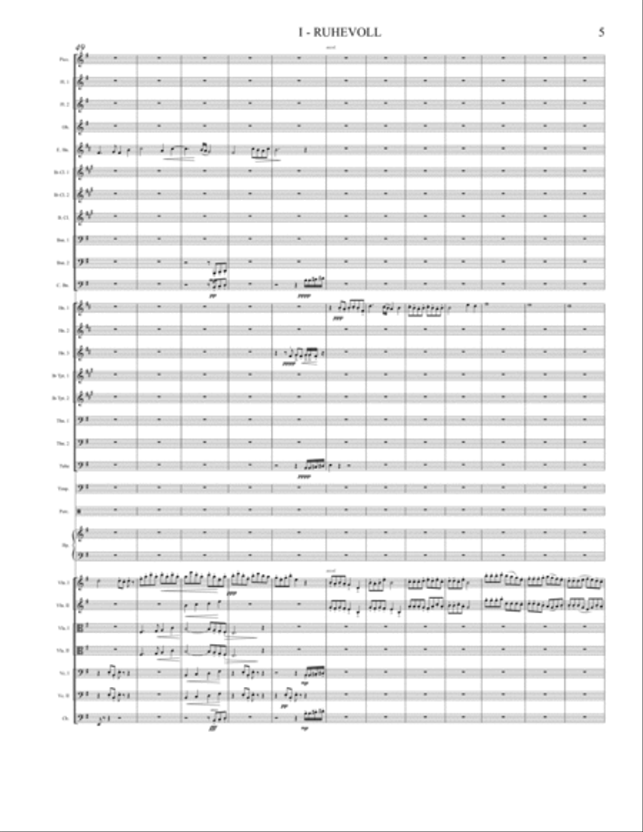 Ruhevoll Full Orchestra scores gallery preview page 5