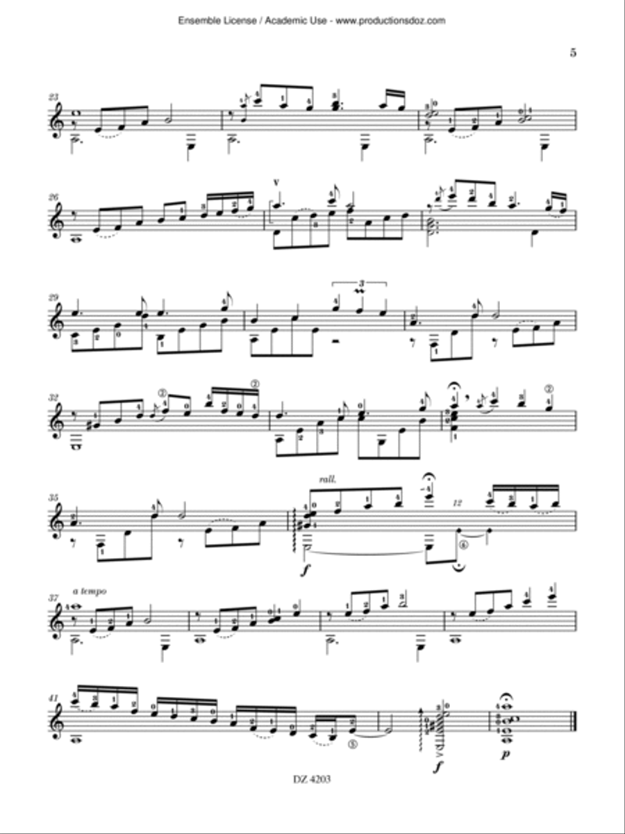 Heartstrings - Collected Guitar Works, vol. 3 Classical Guitar scores gallery preview page 5