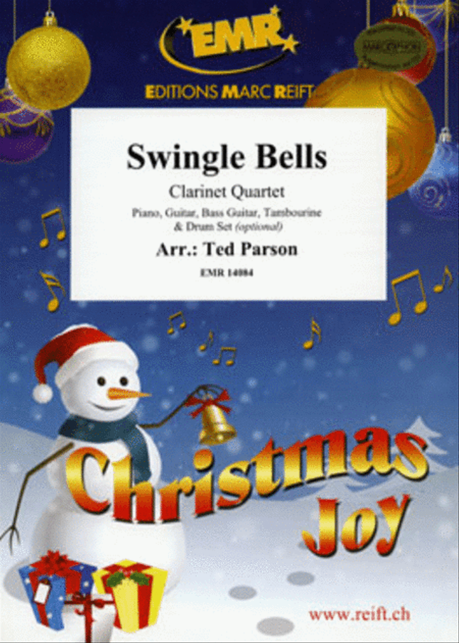 Swingle Bells Clarinet Quartet scores gallery preview page 1