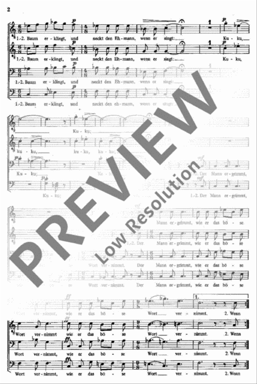 Englisch Horn TTBB scores gallery preview page 3