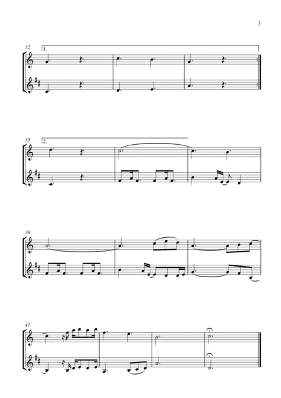 A Thousand Years A Thousand Years Woodwind Duet scores gallery preview page 4