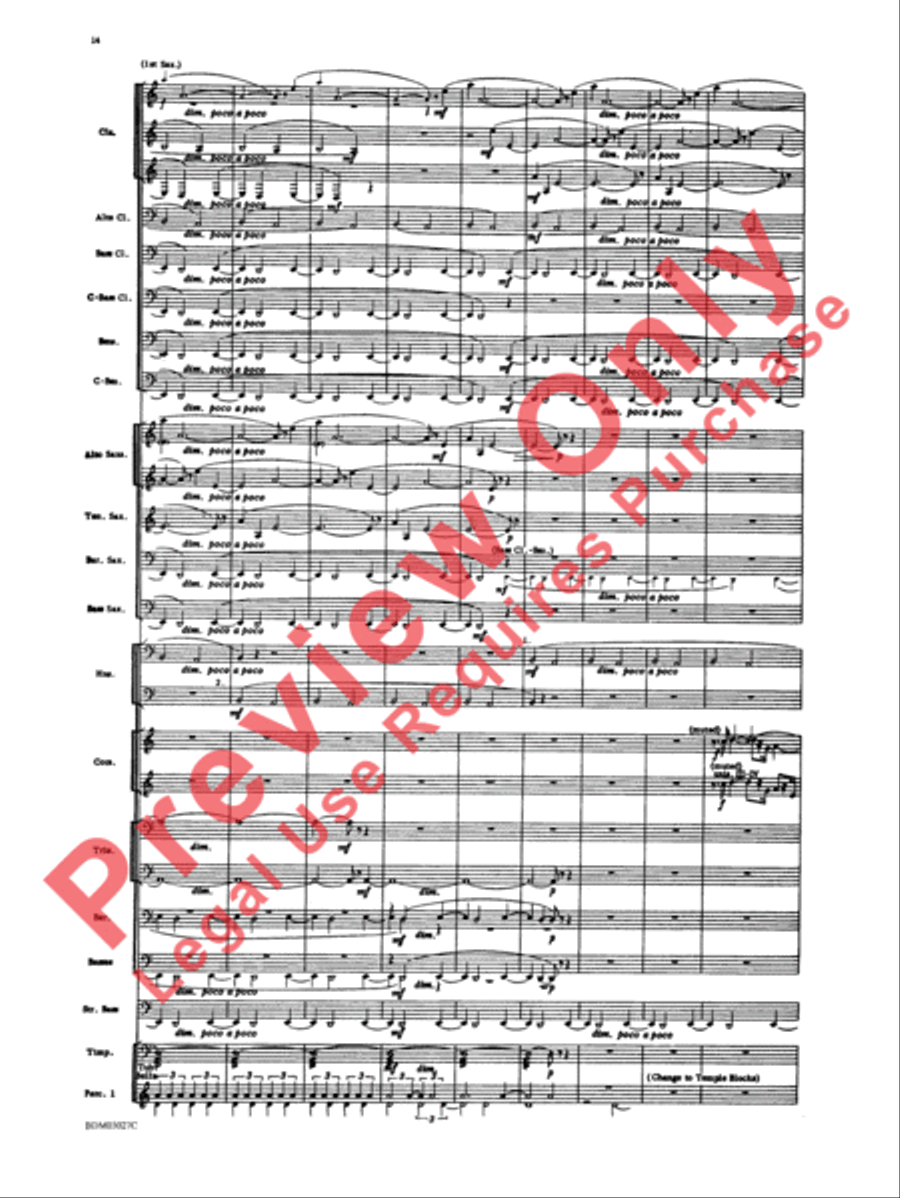 La Fiesta Mexicana Concert Band scores gallery preview page 17