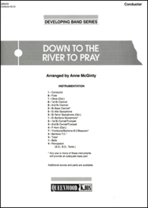 Book cover for Down to the River to Pray - Score