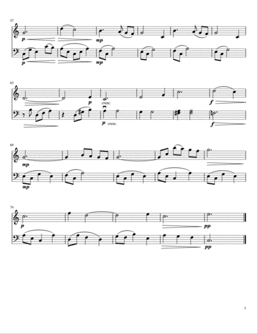 Moon River Moon River String Duet scores gallery preview page 4