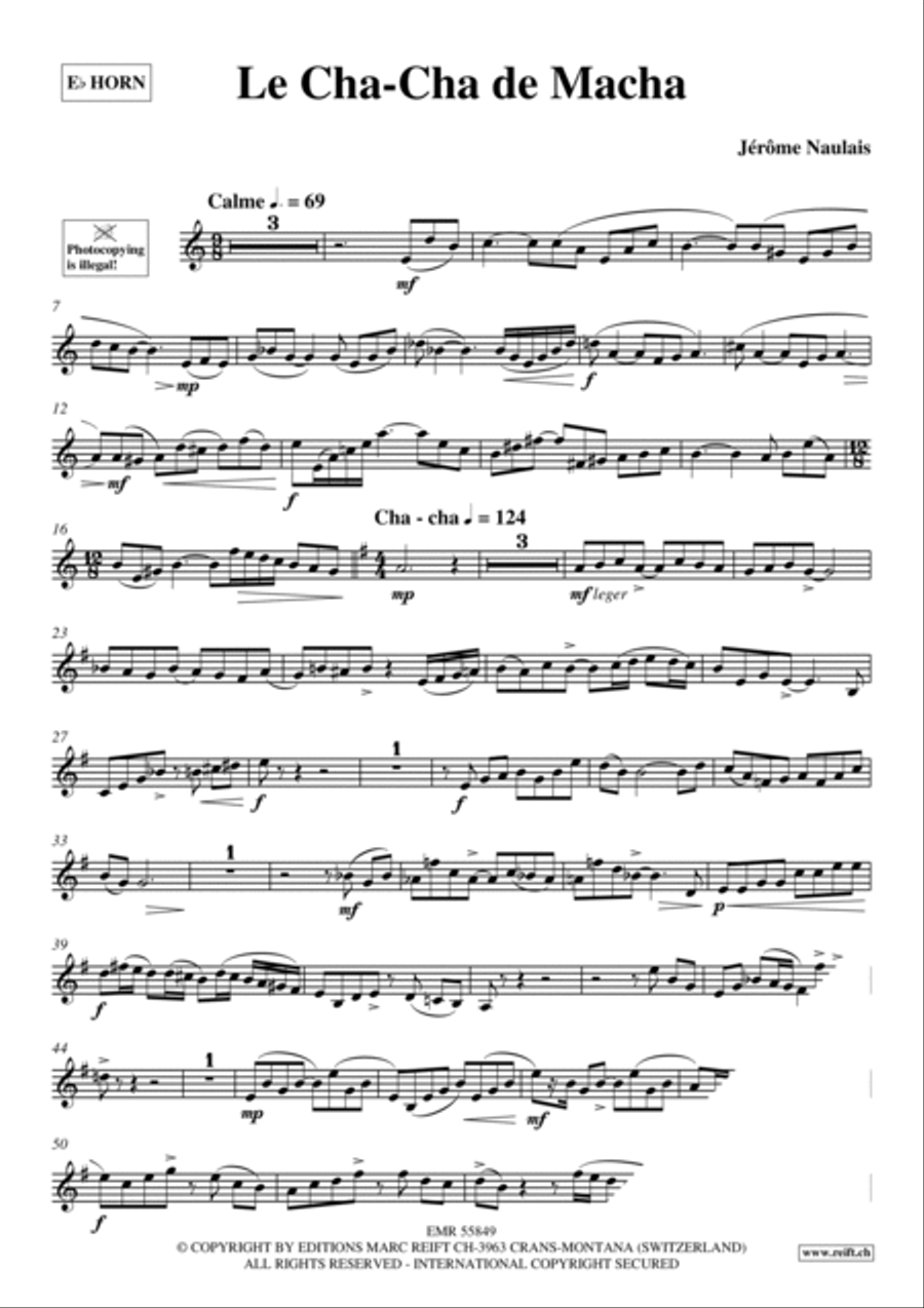 Le Cha-Cha de Macha Horn scores gallery preview page 4