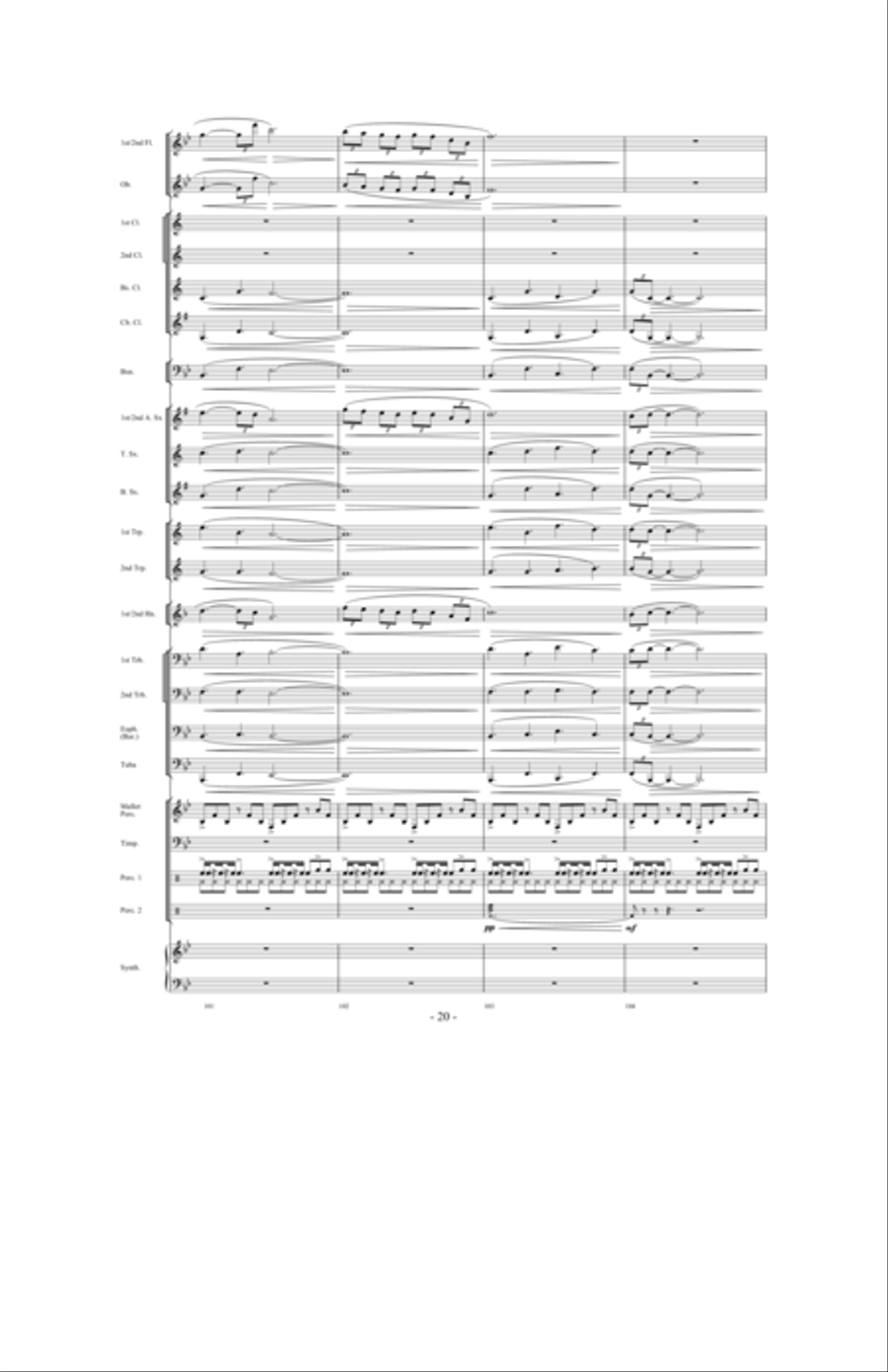 Earhart Earhart Concert Band scores gallery preview page 19