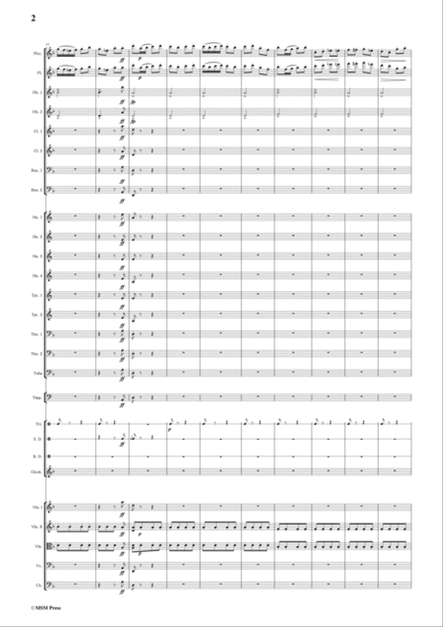 Hellmesberger Jr-Danse diabolique,for orchestra band Clarinet scores gallery preview page 4