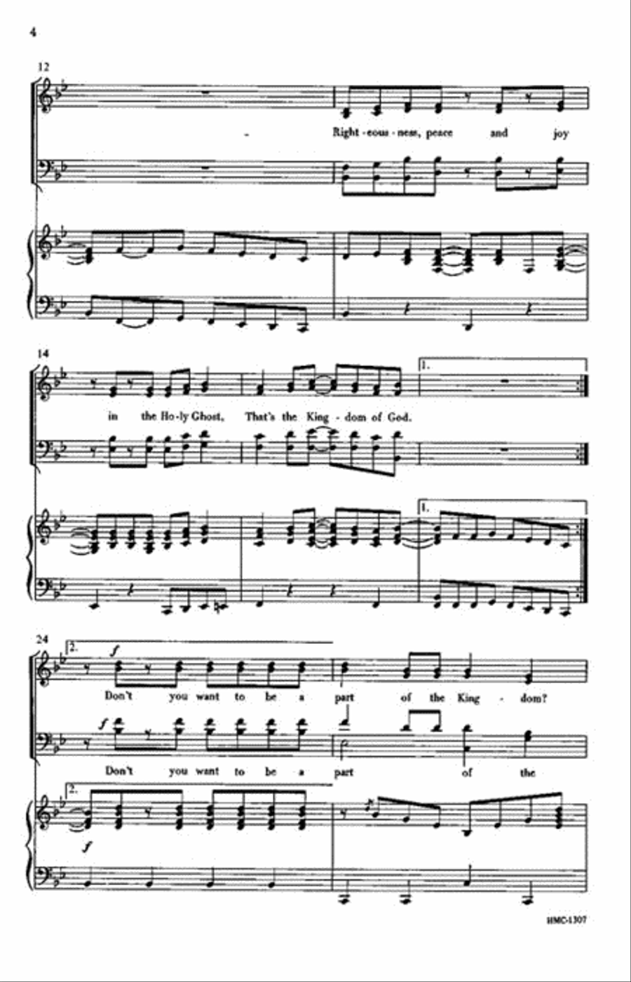 The Kingdom The Kingdom 4-Part scores gallery preview page 3