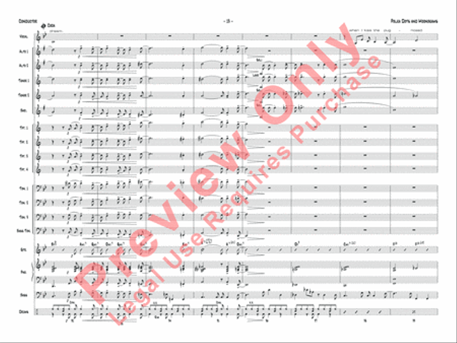 Polkadots and Moonbeams Jazz Ensemble scores gallery preview page 32