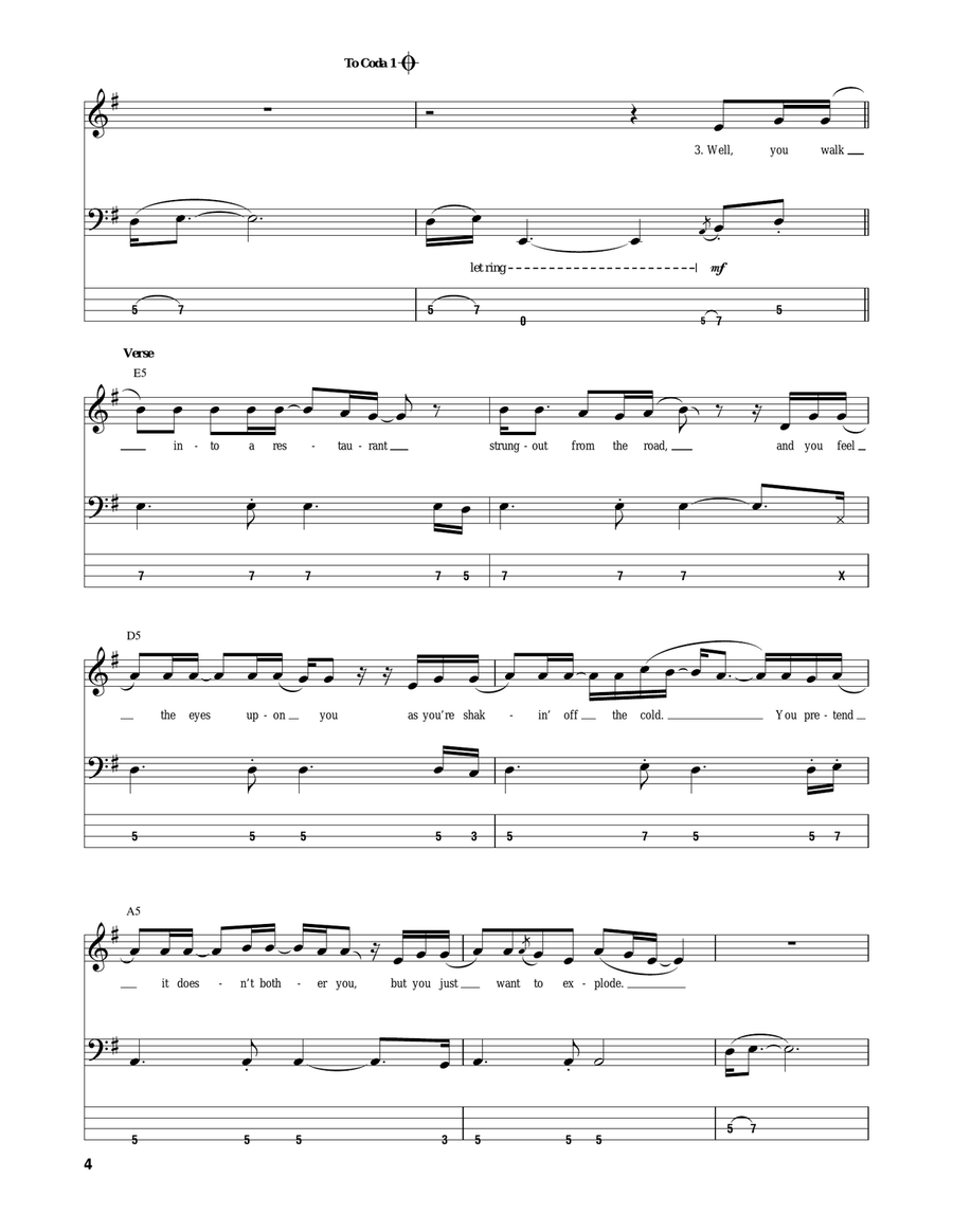 Turn The Page Acoustic Guitar scores gallery preview page 4