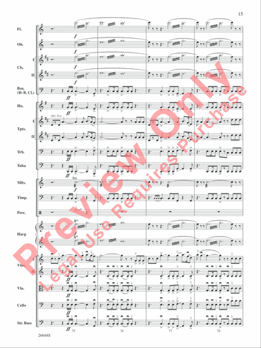 Superman Returns Full Orchestra scores gallery preview page 16