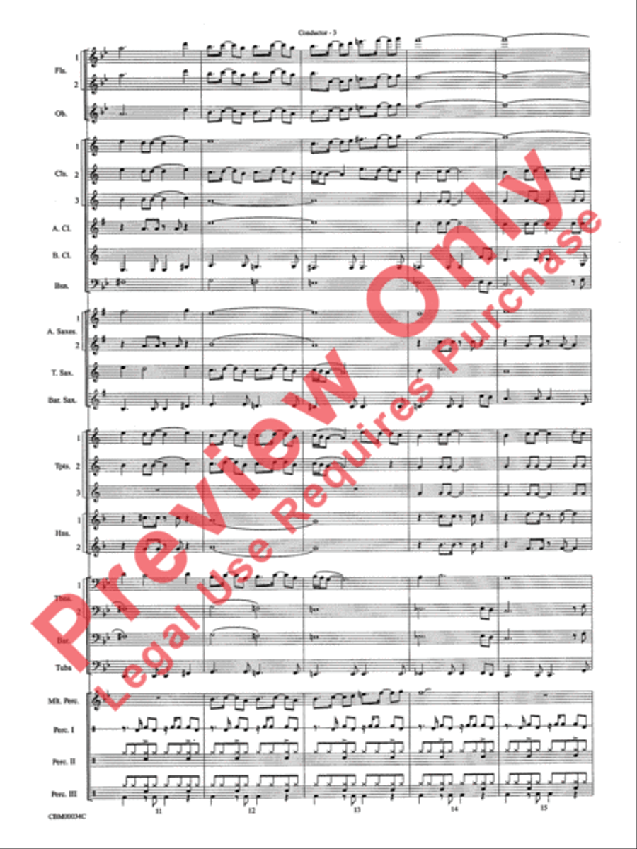 Dancing Queen Concert Band scores gallery preview page 6
