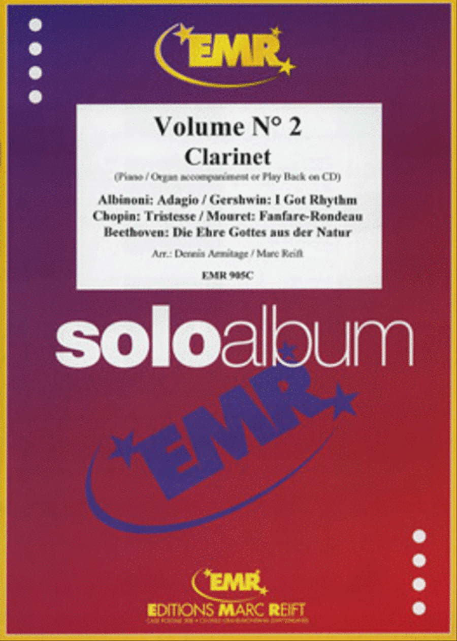 Solo Album Volume 02 Clarinet Solo scores gallery preview page 1
