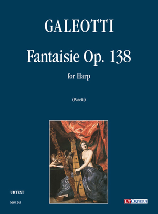 Book cover for Fantaisie Op. 138 for Harp