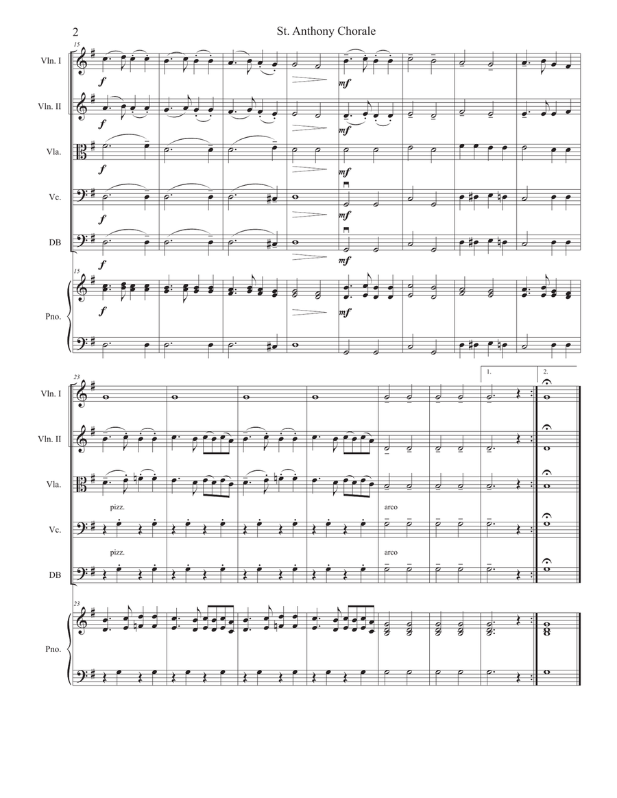 St. Anthony's Chorale String Orchestra scores gallery preview page 4