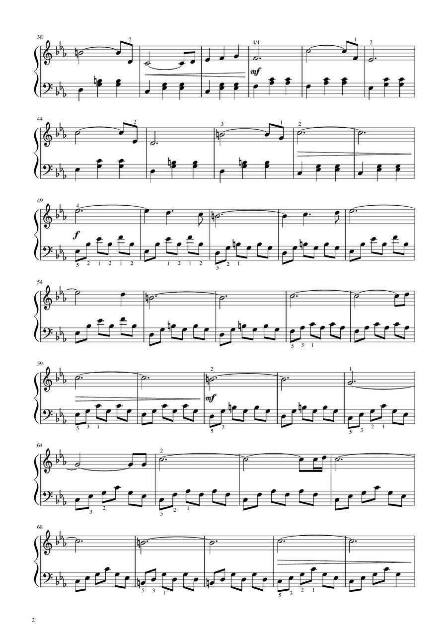 La Dispute Easy Piano scores gallery preview page 2