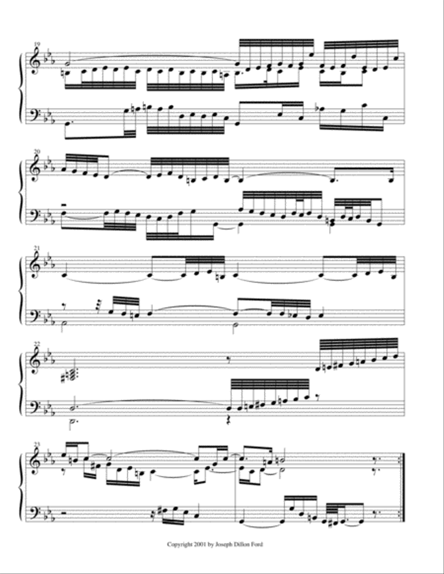 Suite française no. 2 pour le clavecin (French Suite No. 2 for Harpsichord) based on Voltaire's Can Harpsichord scores gallery preview page 4