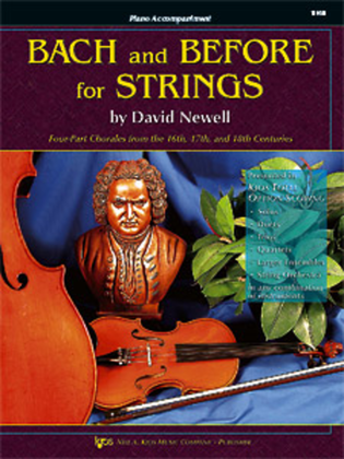 Book cover for Bach and Before for Strings - Piano