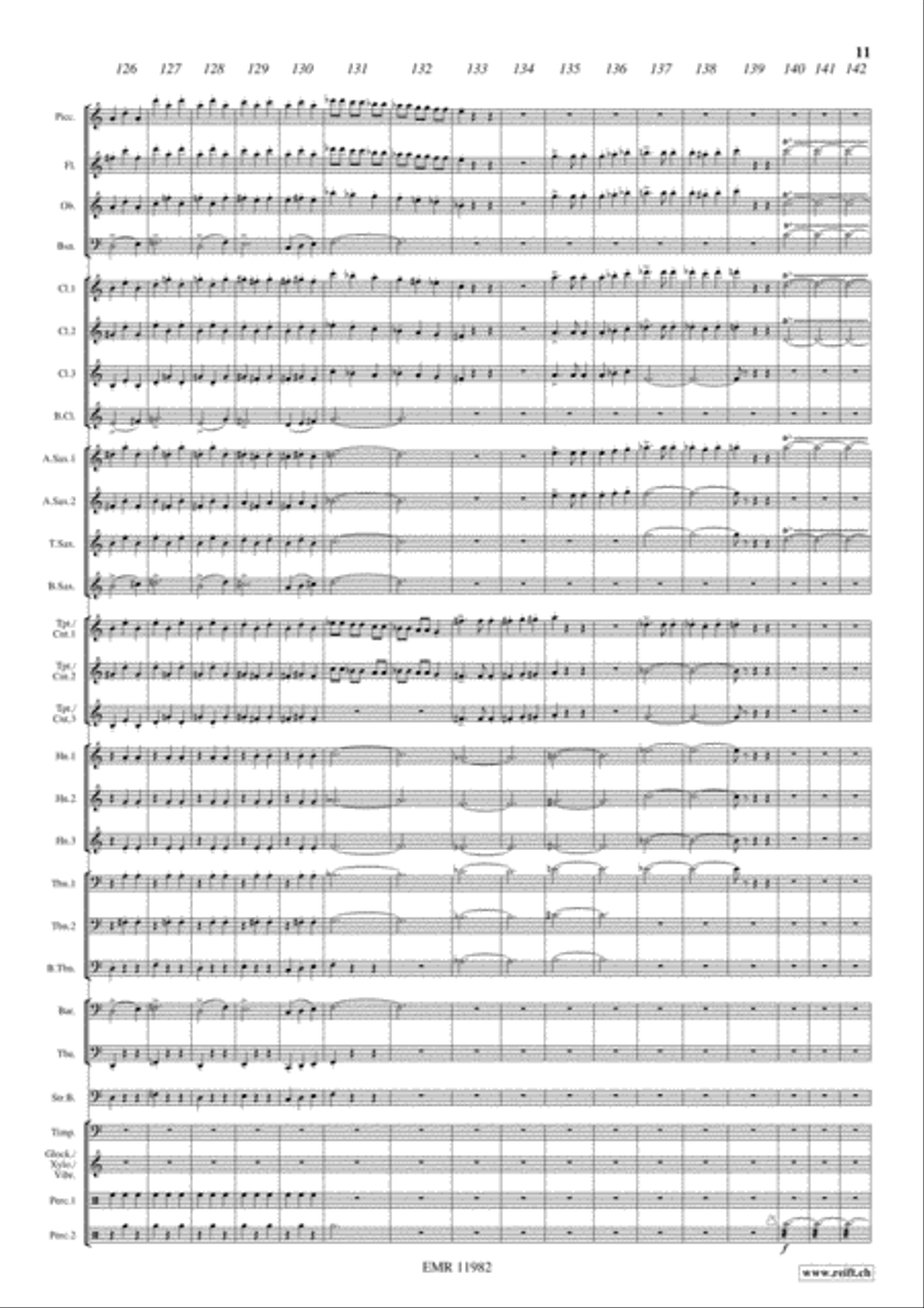 Spartacus Concert Band scores gallery preview page 12